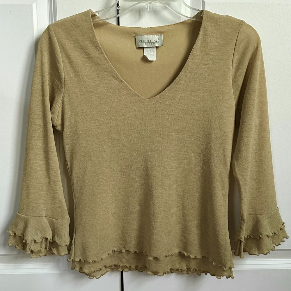 *CHANGING PLATFORM* Vintage 90s Blouse Geri C. New York